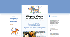 Desktop Screenshot of happydogswalk.com