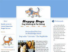 Tablet Screenshot of happydogswalk.com